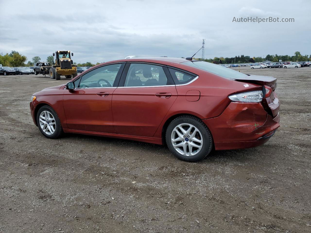 2014 Ford Fusion Se Red vin: 3FA6P0H7XER321435