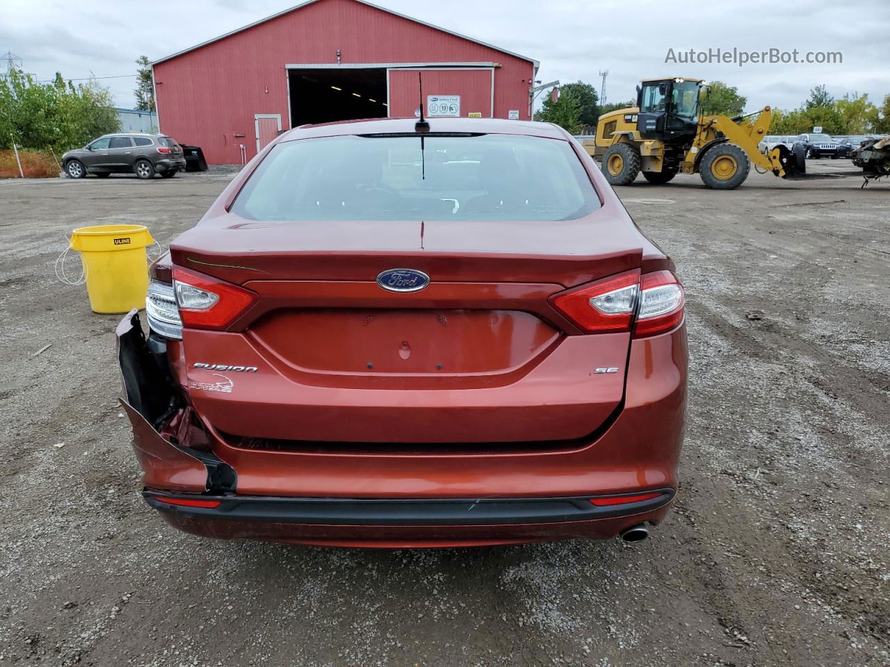 2014 Ford Fusion Se Red vin: 3FA6P0H7XER321435