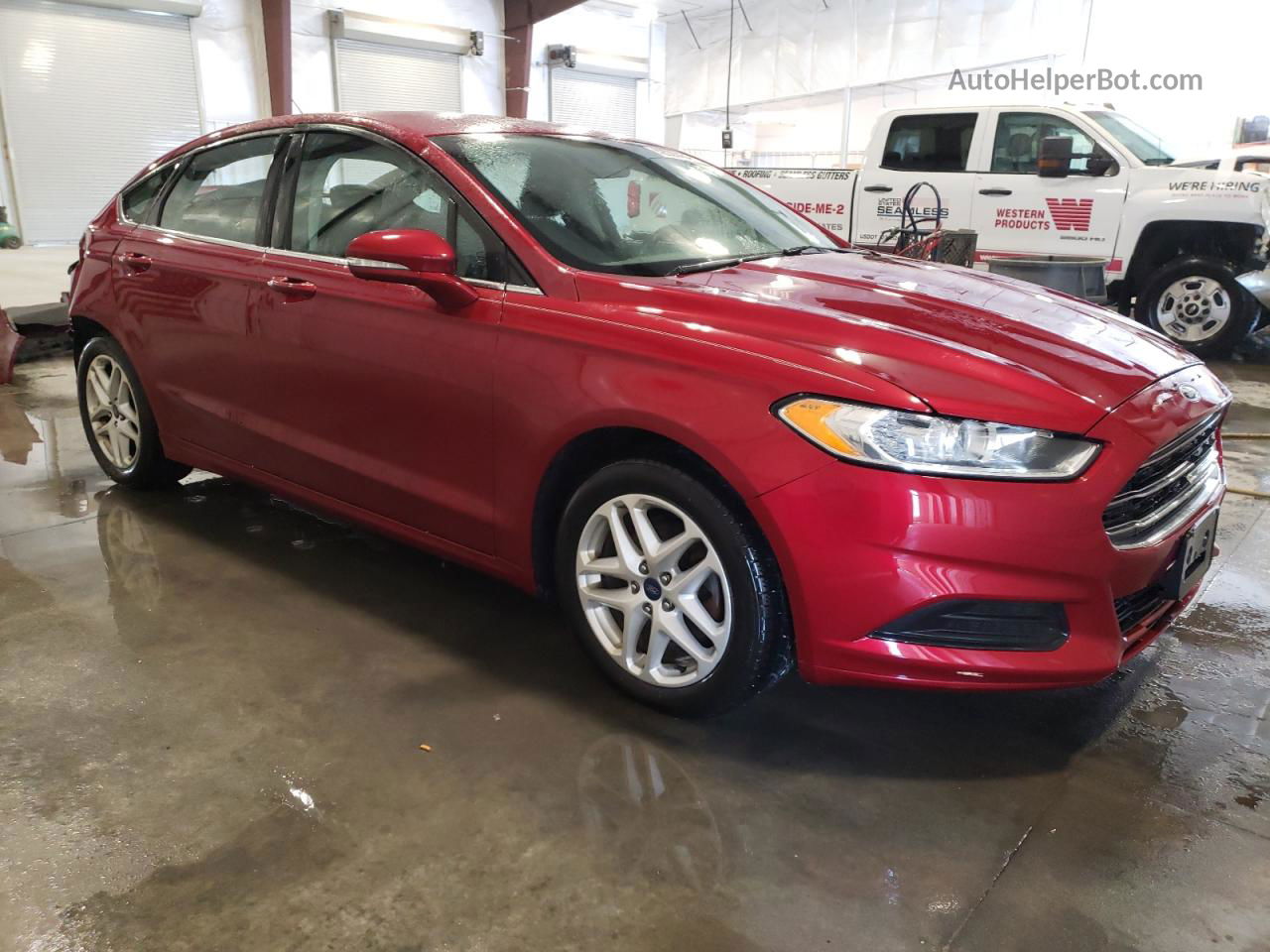 2014 Ford Fusion Se Maroon vin: 3FA6P0H7XER353866