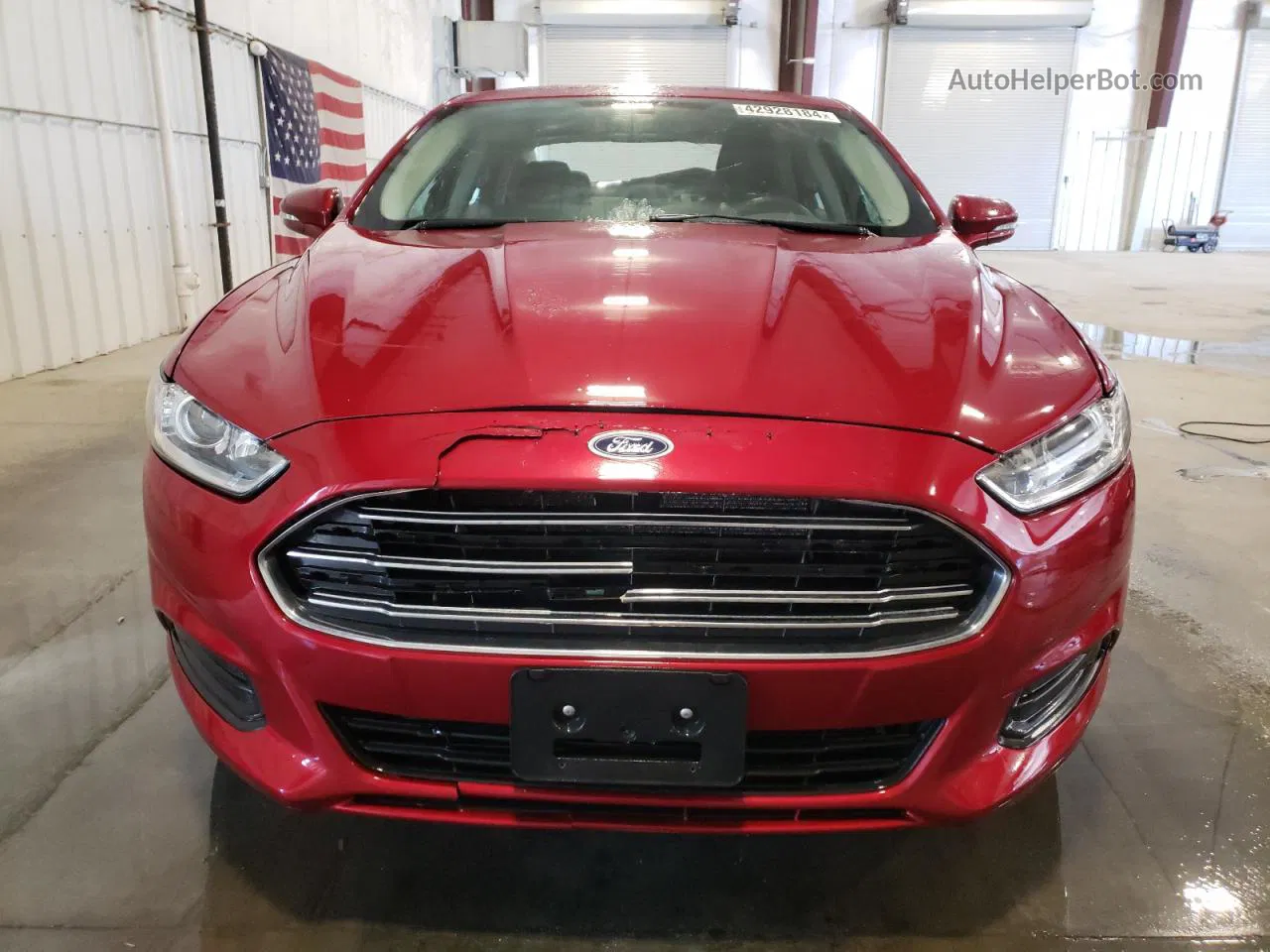 2014 Ford Fusion Se Maroon vin: 3FA6P0H7XER353866