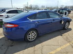 2014 Ford Fusion Se Синий vin: 3FA6P0H7XER375964