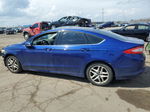 2014 Ford Fusion Se Blue vin: 3FA6P0H7XER375964