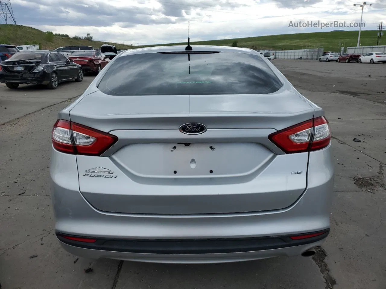 2015 Ford Fusion Se Silver vin: 3FA6P0H7XFR146203