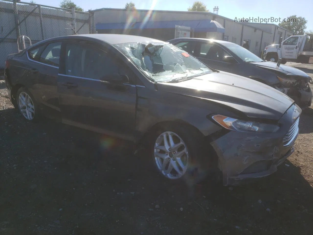 2015 Ford Fusion Se Gray vin: 3FA6P0H7XFR164104