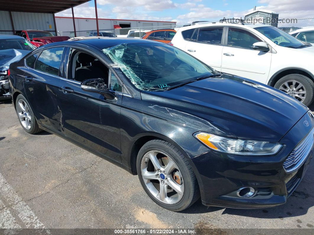 2015 Ford Fusion Se Black vin: 3FA6P0H7XFR187575