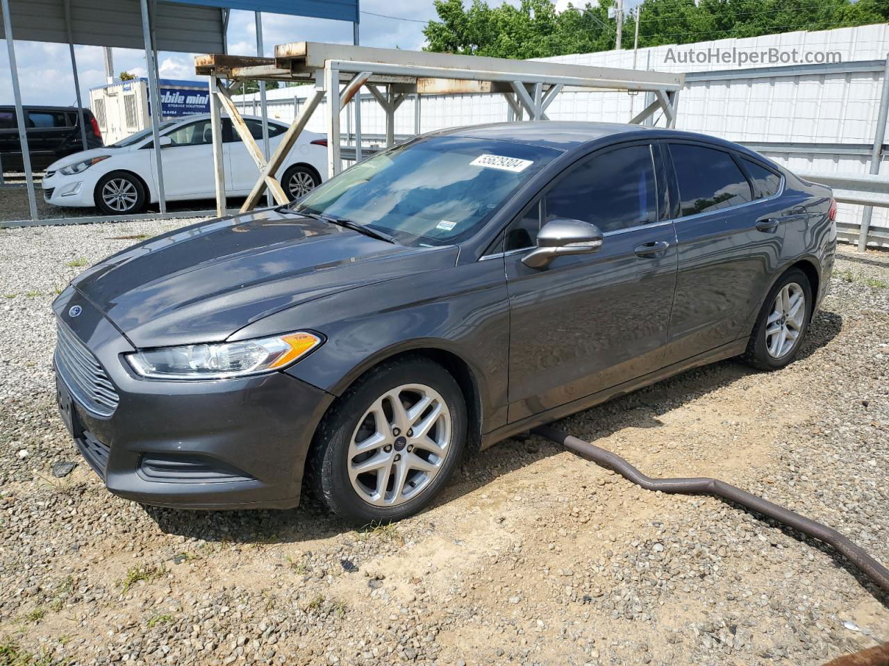 2015 Ford Fusion Se Gray vin: 3FA6P0H7XFR217268