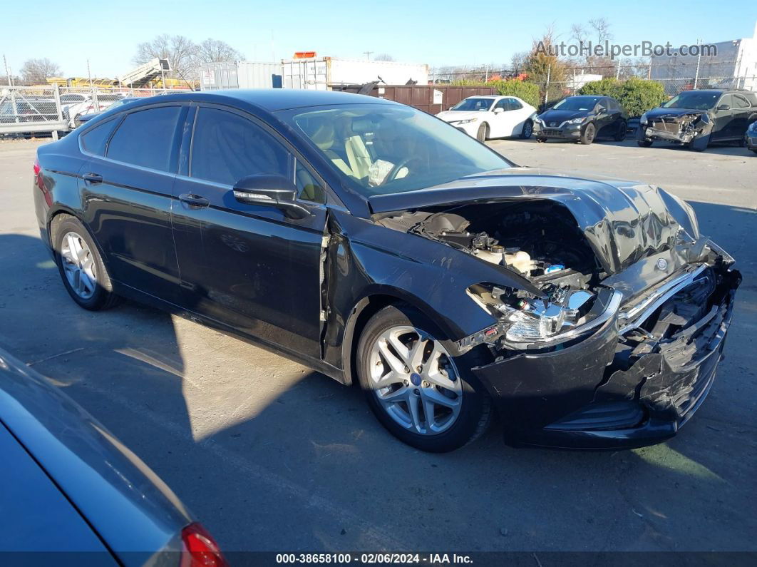 2015 Ford Fusion Se Black vin: 3FA6P0H7XFR296750