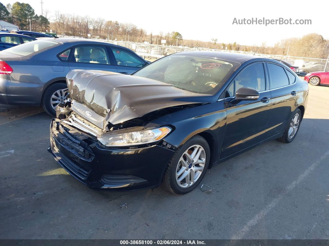 2015 Ford Fusion Se Black vin: 3FA6P0H7XFR296750