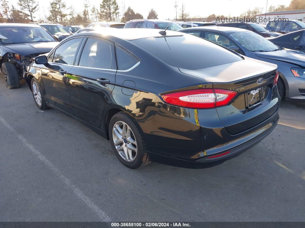 2015 Ford Fusion Se Black vin: 3FA6P0H7XFR296750