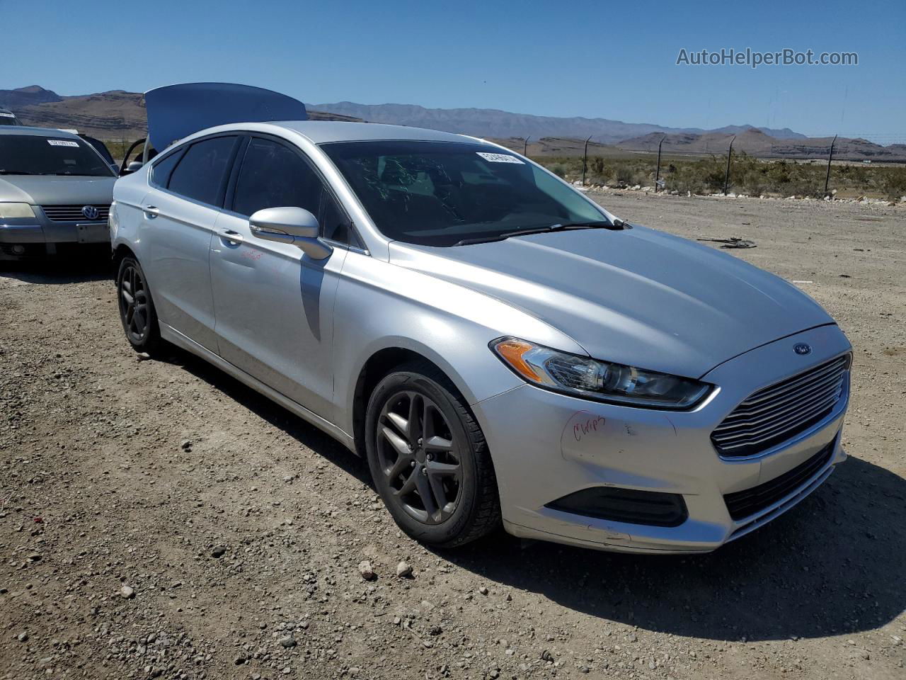 2015 Ford Fusion Se Silver vin: 3FA6P0H7XFR306046