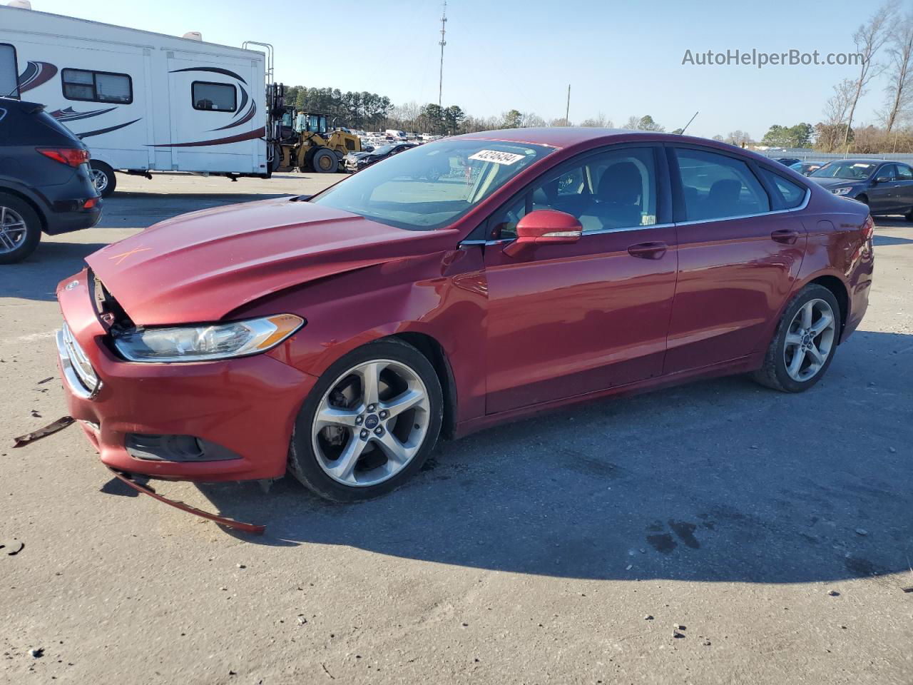 2016 Ford Fusion Se Burgundy vin: 3FA6P0H7XGR110416