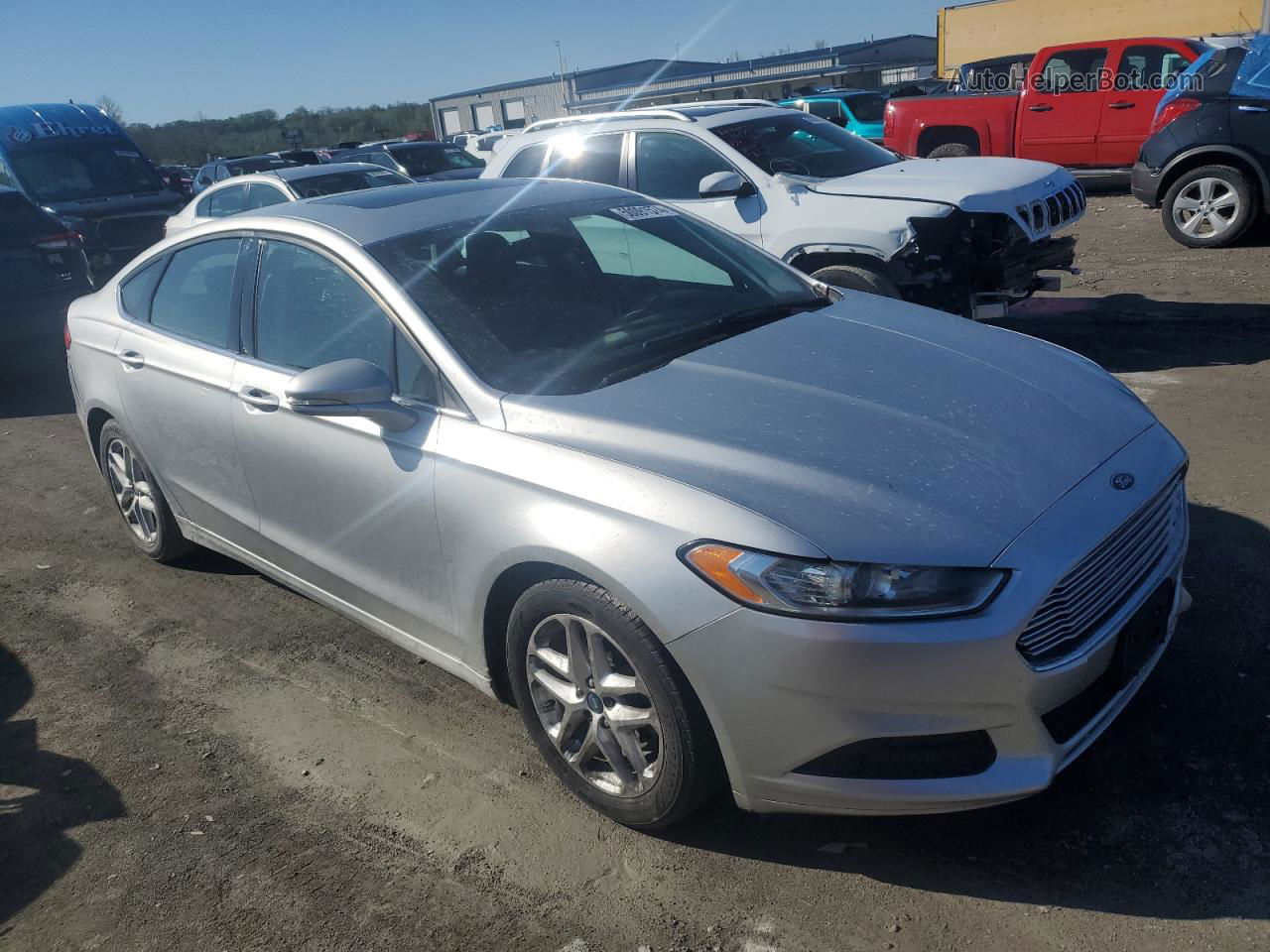 2016 Ford Fusion Se Серебряный vin: 3FA6P0H7XGR207311