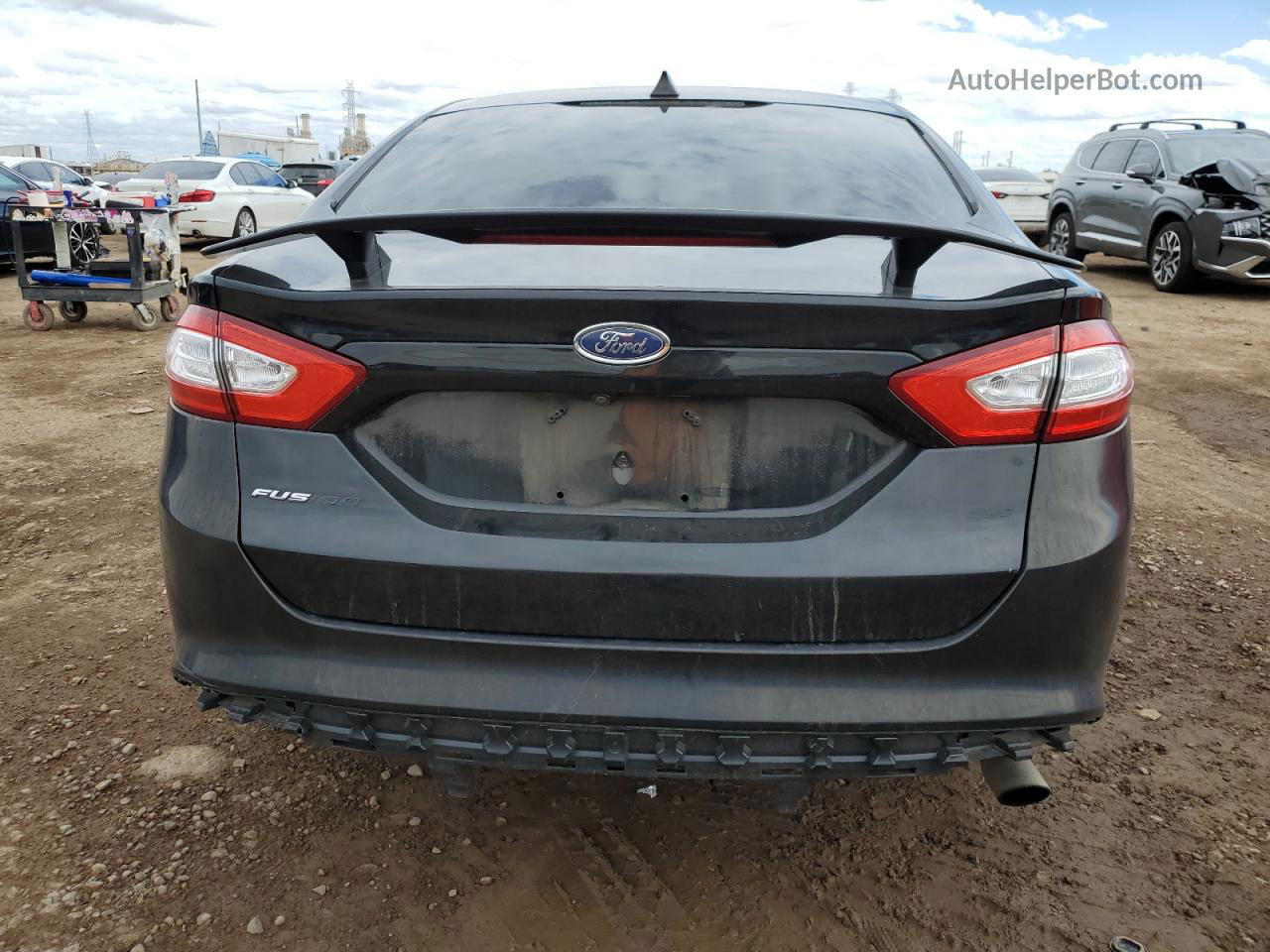 2016 Ford Fusion Se Black vin: 3FA6P0H7XGR217272