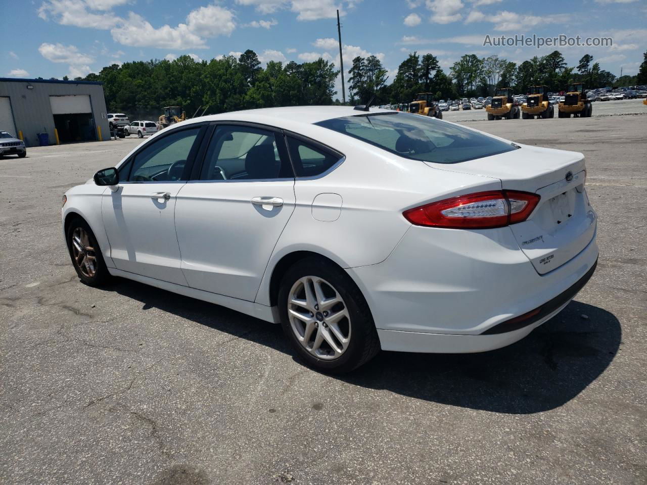 2016 Ford Fusion Se White vin: 3FA6P0H7XGR285281