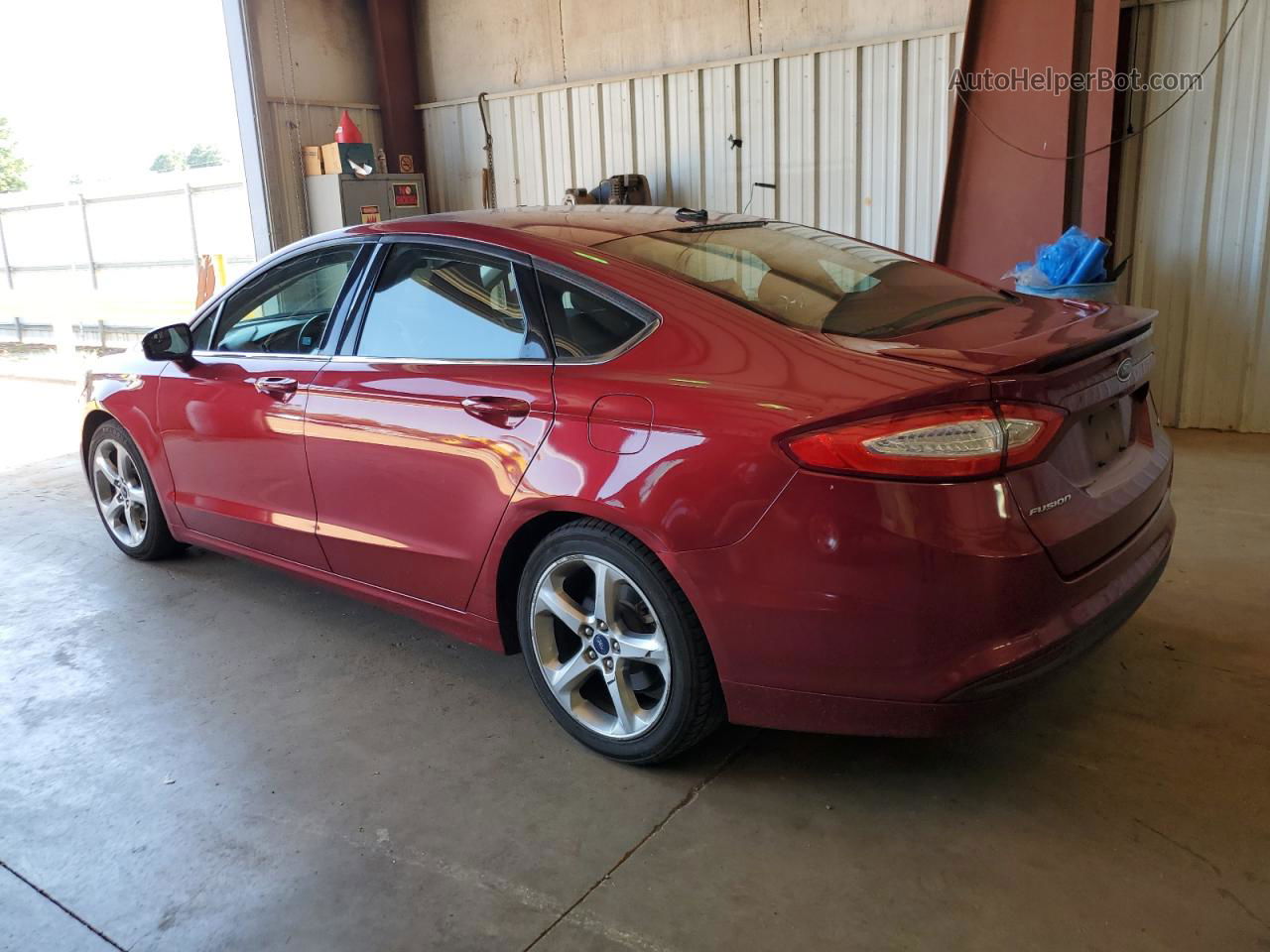 2016 Ford Fusion Se Красный vin: 3FA6P0H7XGR327626