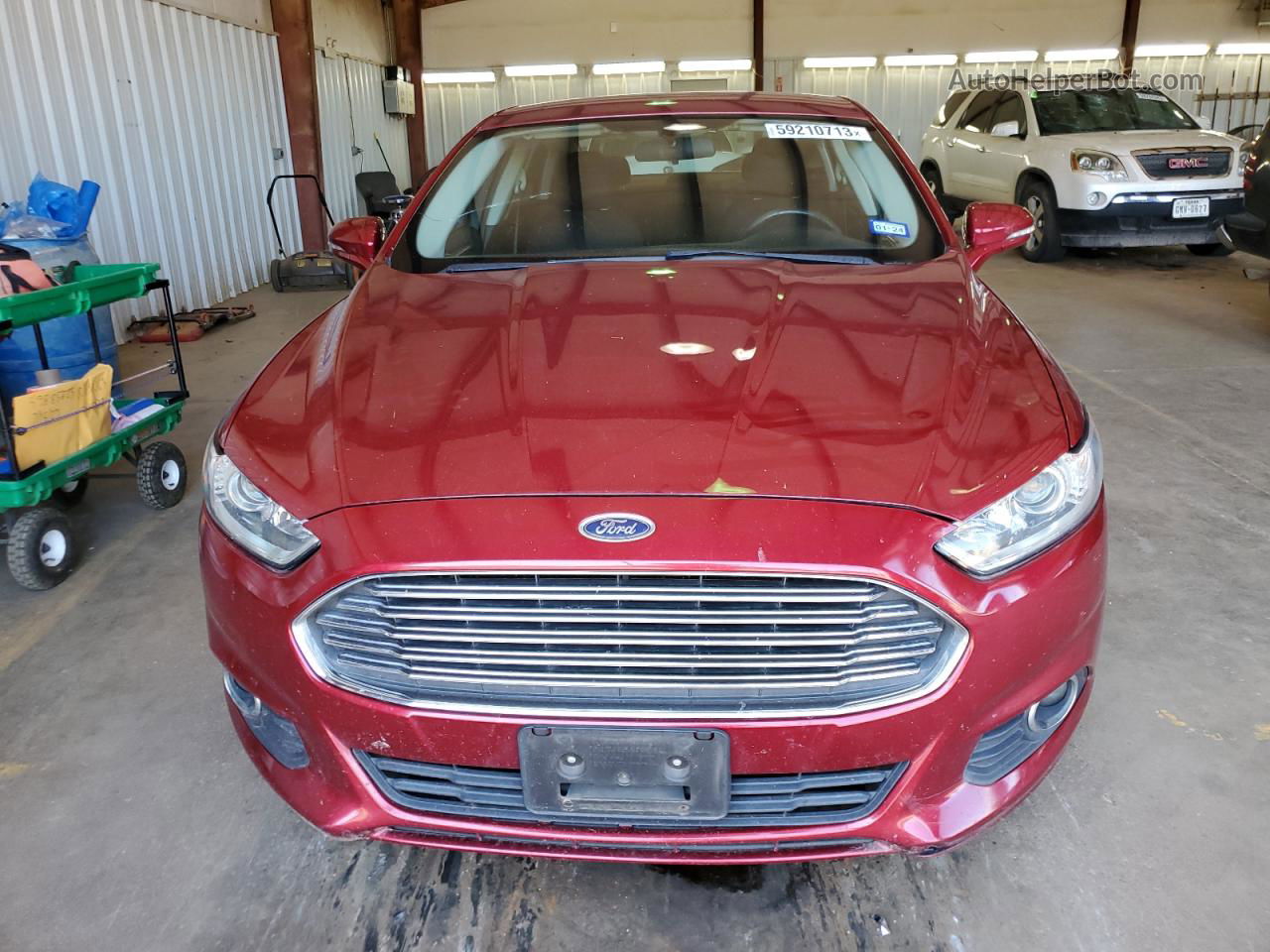 2016 Ford Fusion Se Красный vin: 3FA6P0H7XGR327626