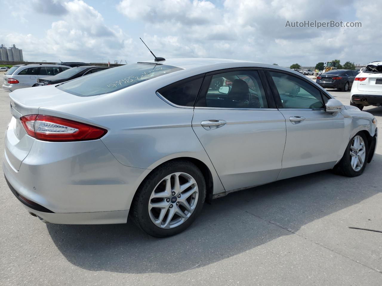 2016 Ford Fusion Se Silver vin: 3FA6P0H7XGR336584