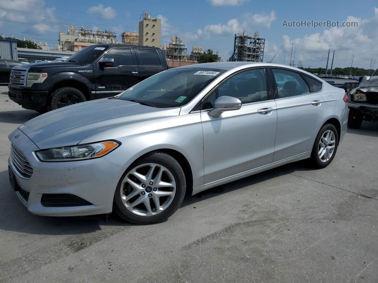 2016 Ford Fusion Se Silver vin: 3FA6P0H7XGR336584