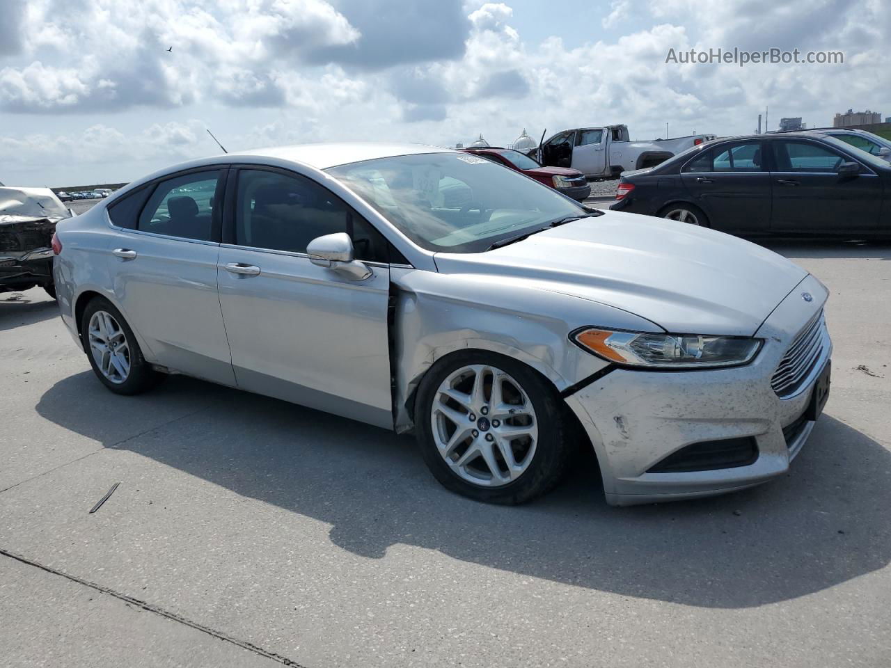 2016 Ford Fusion Se Silver vin: 3FA6P0H7XGR336584