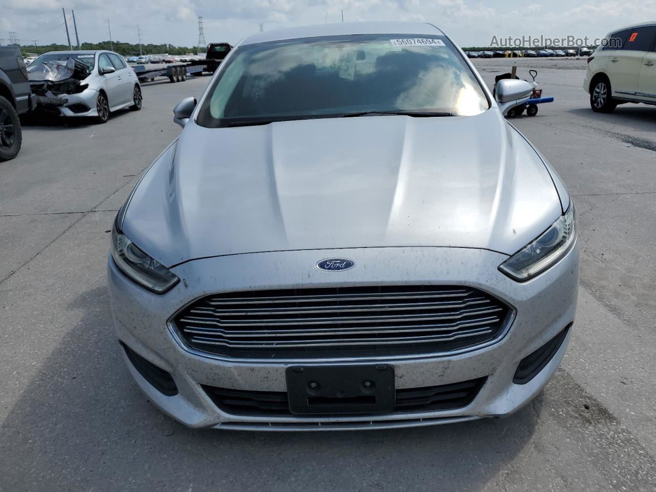 2016 Ford Fusion Se Серебряный vin: 3FA6P0H7XGR336584