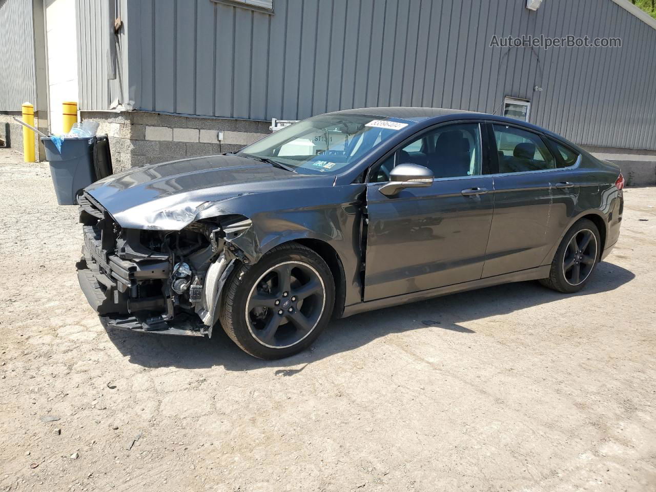 2016 Ford Fusion Se Charcoal vin: 3FA6P0H7XGR379192