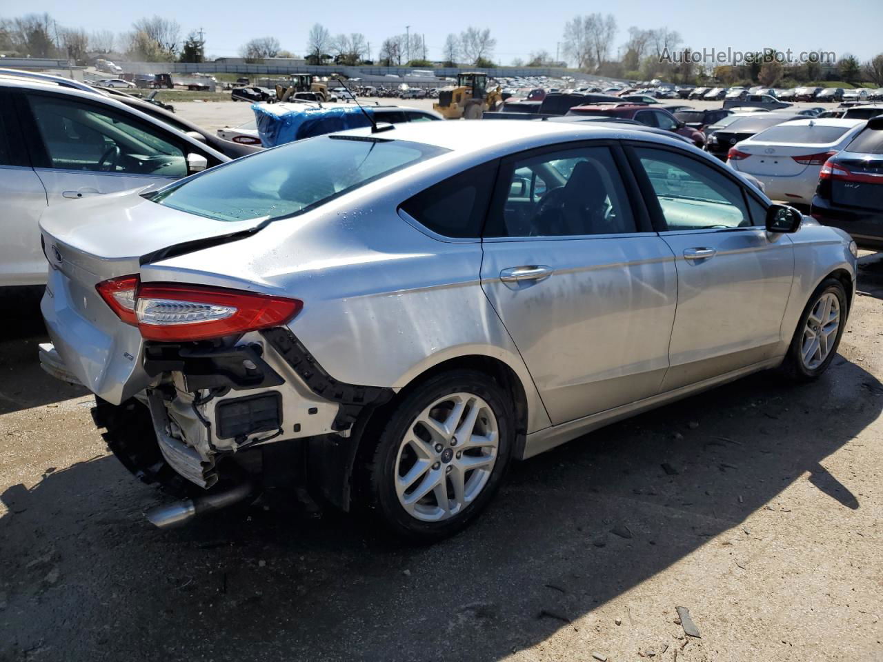 2016 Ford Fusion Se Серебряный vin: 3FA6P0H7XGR380892