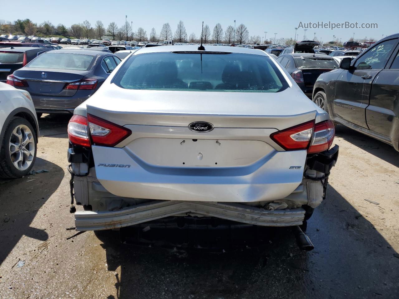 2016 Ford Fusion Se Серебряный vin: 3FA6P0H7XGR380892