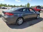 2017 Ford Fusion Se Gray vin: 3FA6P0H7XHR125984