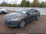 2017 Ford Fusion Se Gray vin: 3FA6P0H7XHR162646