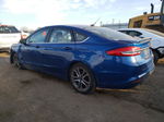 2017 Ford Fusion Se Blue vin: 3FA6P0H7XHR415061