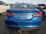 2017 Ford Fusion Se Blue vin: 3FA6P0H7XHR415061