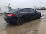 2018 Ford Fusion Se Black vin: 3FA6P0H7XJR108785