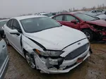 2018 Ford Fusion Se White vin: 3FA6P0H7XJR112206