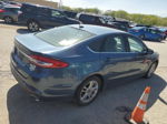 2018 Ford Fusion Se Blue vin: 3FA6P0H7XJR129488