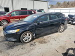 2018 Ford Fusion Se Black vin: 3FA6P0H7XJR140359