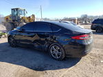 2018 Ford Fusion Se Black vin: 3FA6P0H7XJR253664