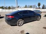 2018 Ford Fusion Se Black vin: 3FA6P0H7XJR253664