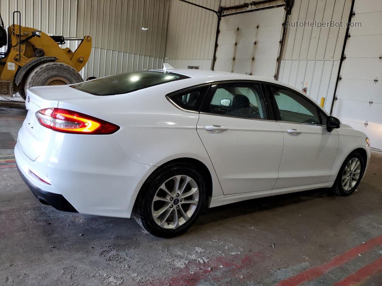 2020 Ford Fusion Se White vin: 3FA6P0H7XLR209778