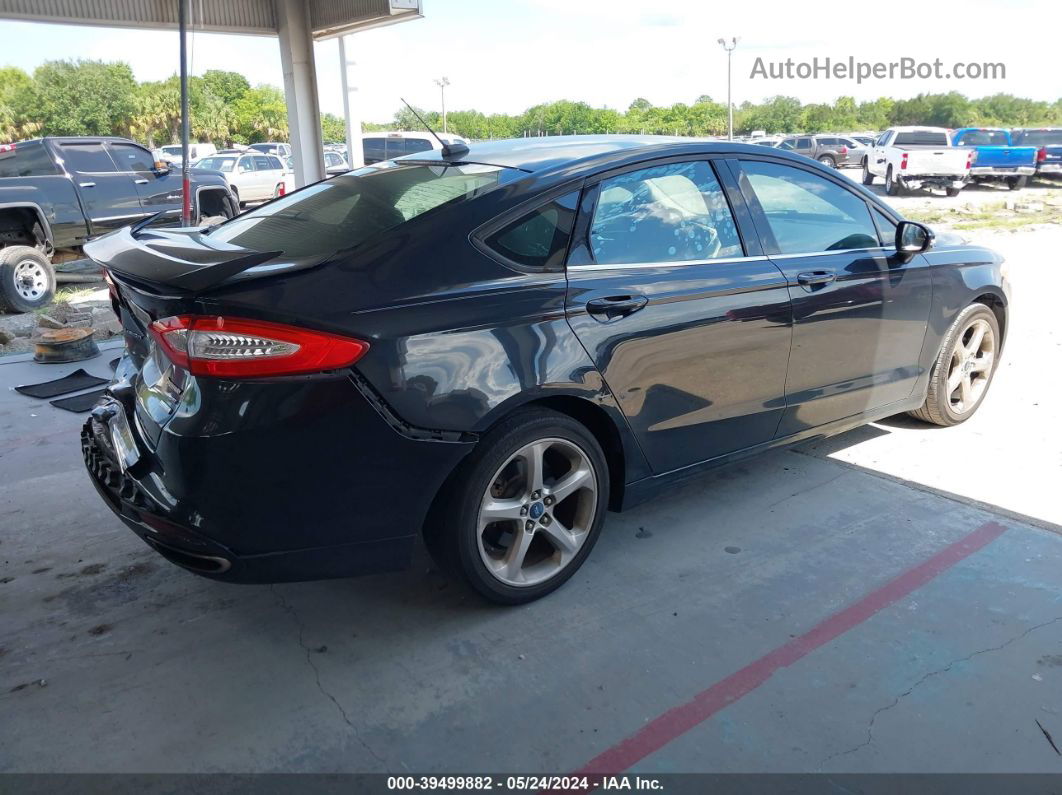 2013 Ford Fusion Se Black vin: 3FA6P0H90DR105917