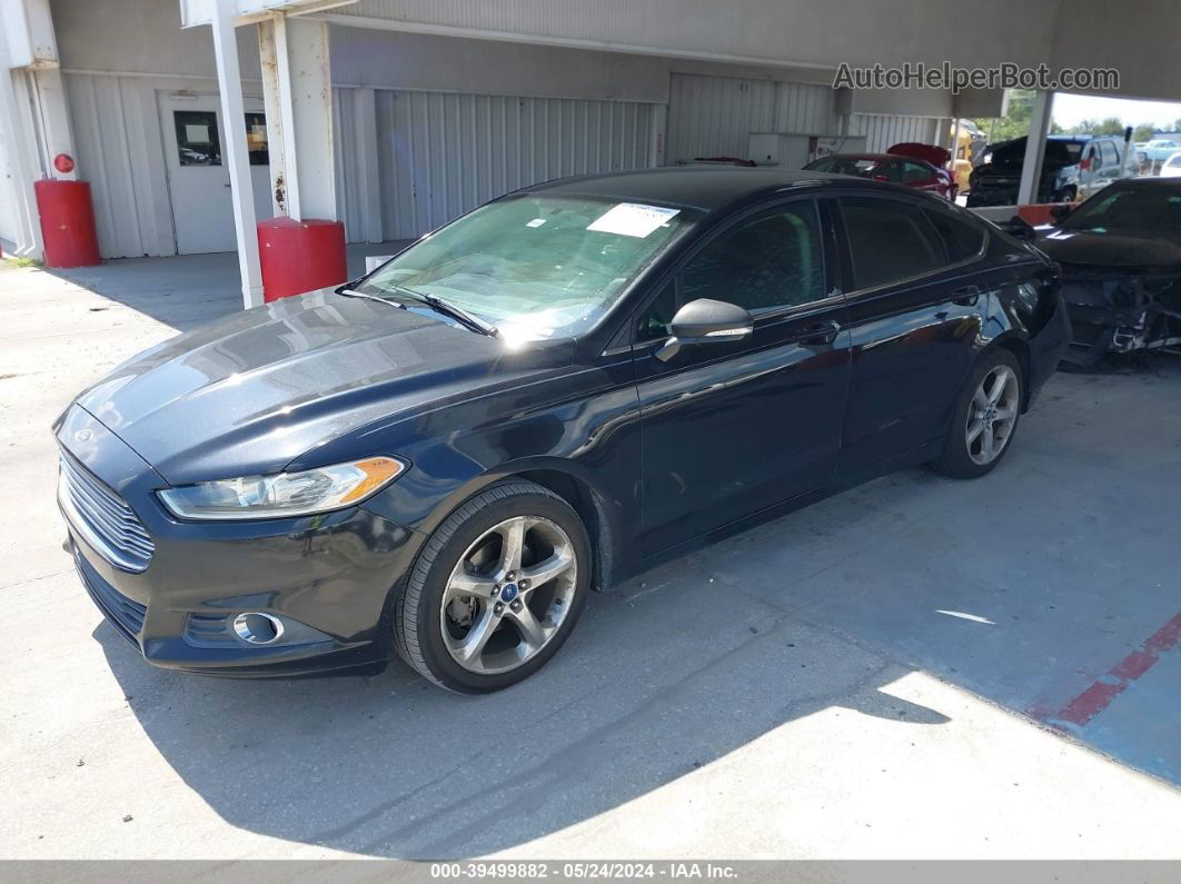 2013 Ford Fusion Se Black vin: 3FA6P0H90DR105917