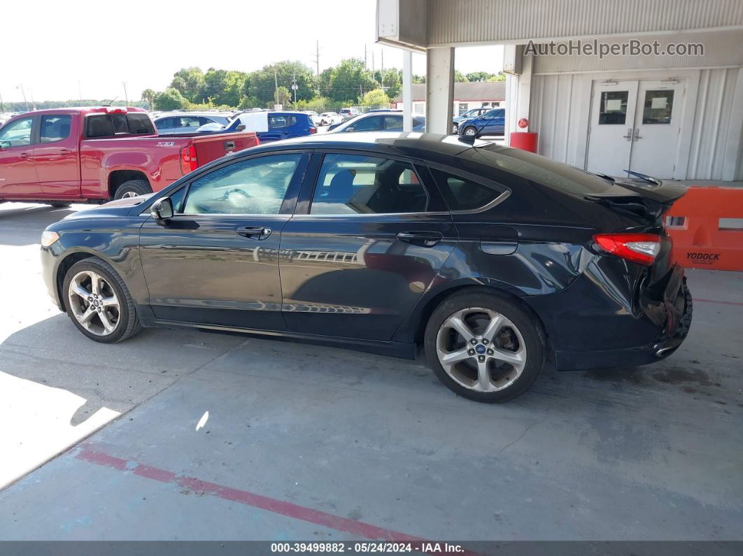 2013 Ford Fusion Se Black vin: 3FA6P0H90DR105917