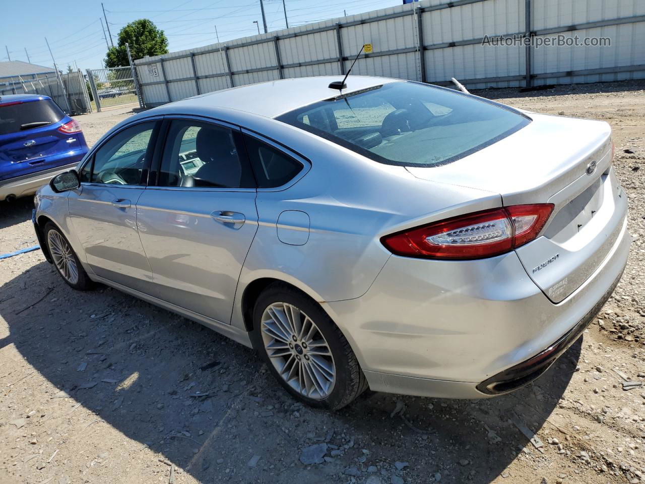 2013 Ford Fusion Se Silver vin: 3FA6P0H90DR327664