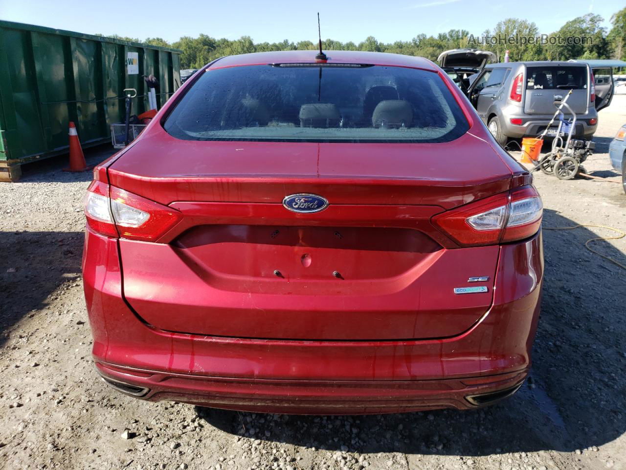 2013 Ford Fusion Se Красный vin: 3FA6P0H90DR363712