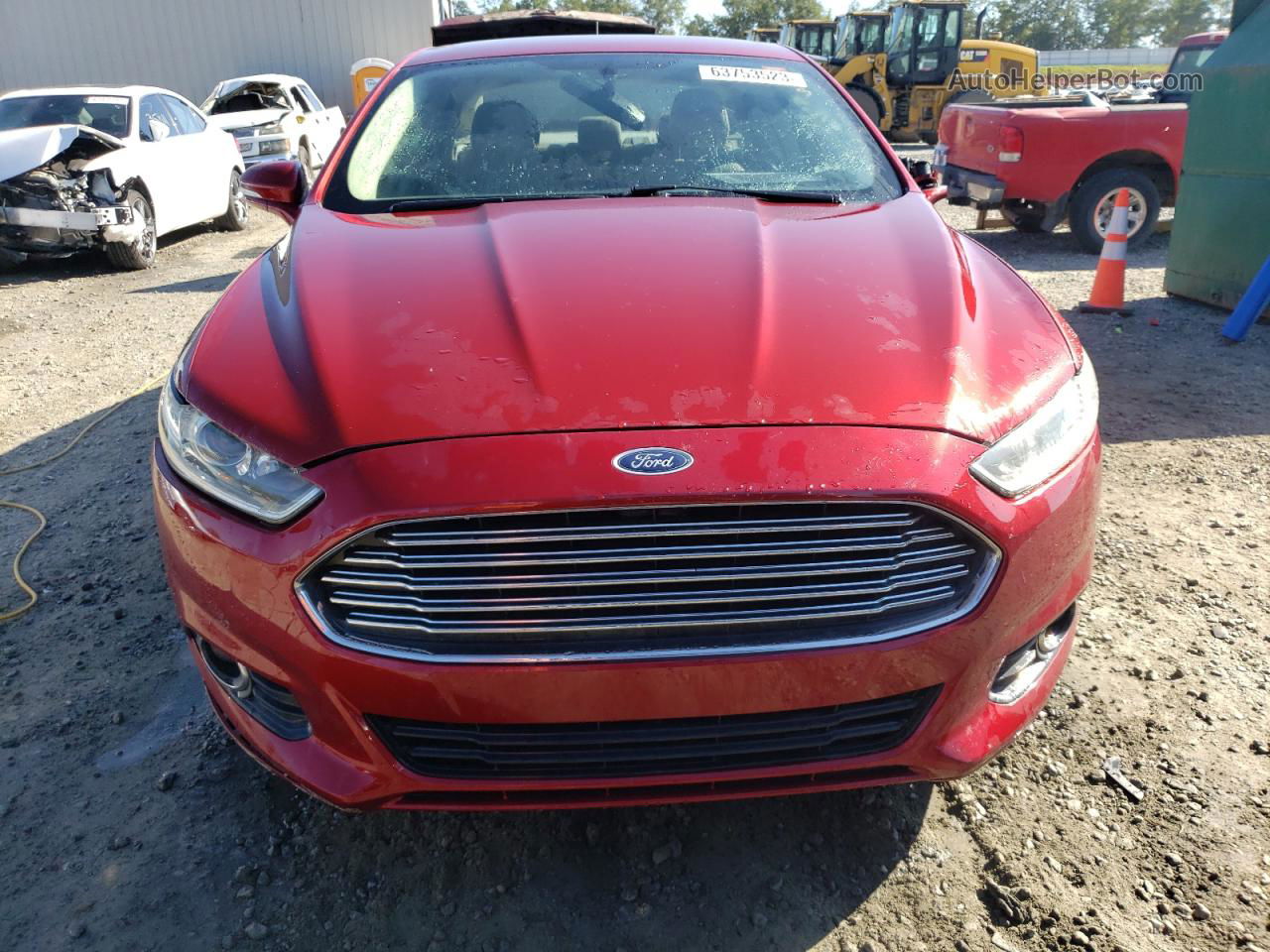 2013 Ford Fusion Se Красный vin: 3FA6P0H90DR363712