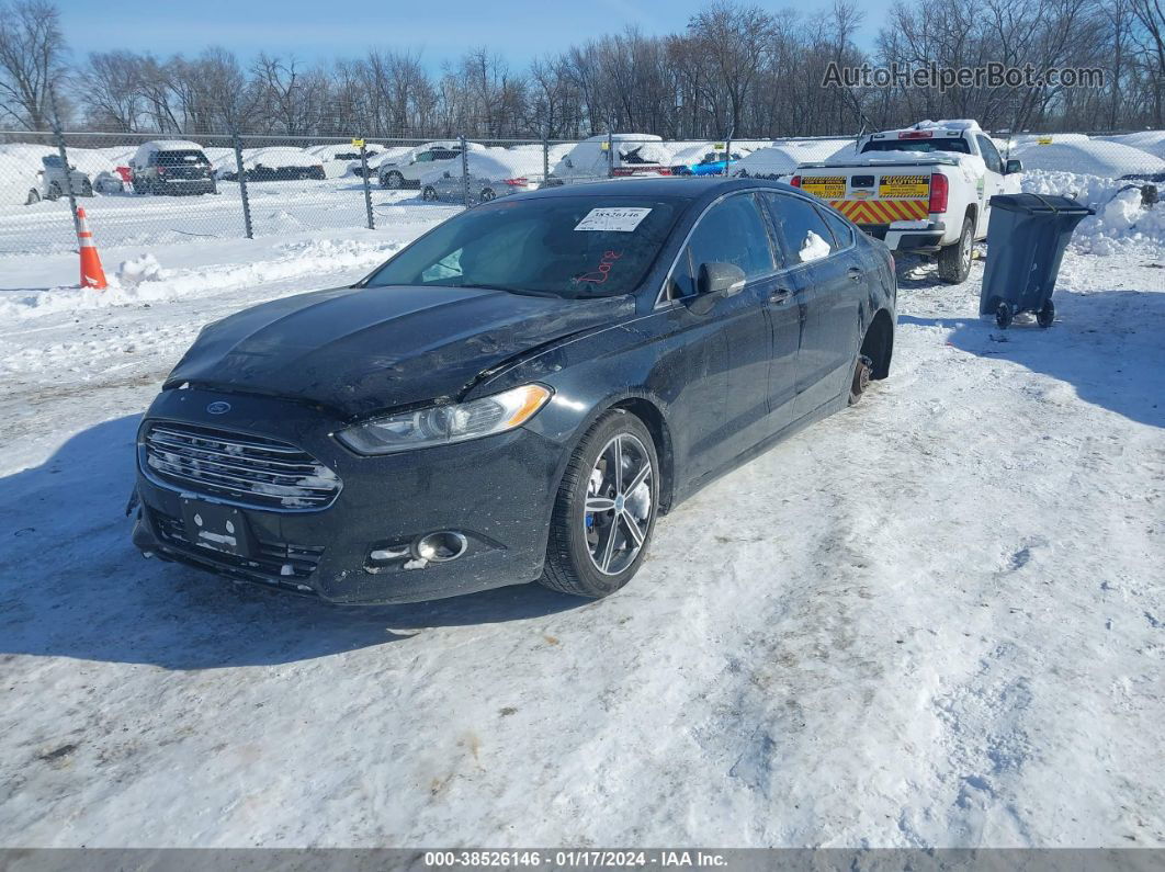 2014 Ford Fusion Se Черный vin: 3FA6P0H90ER134223