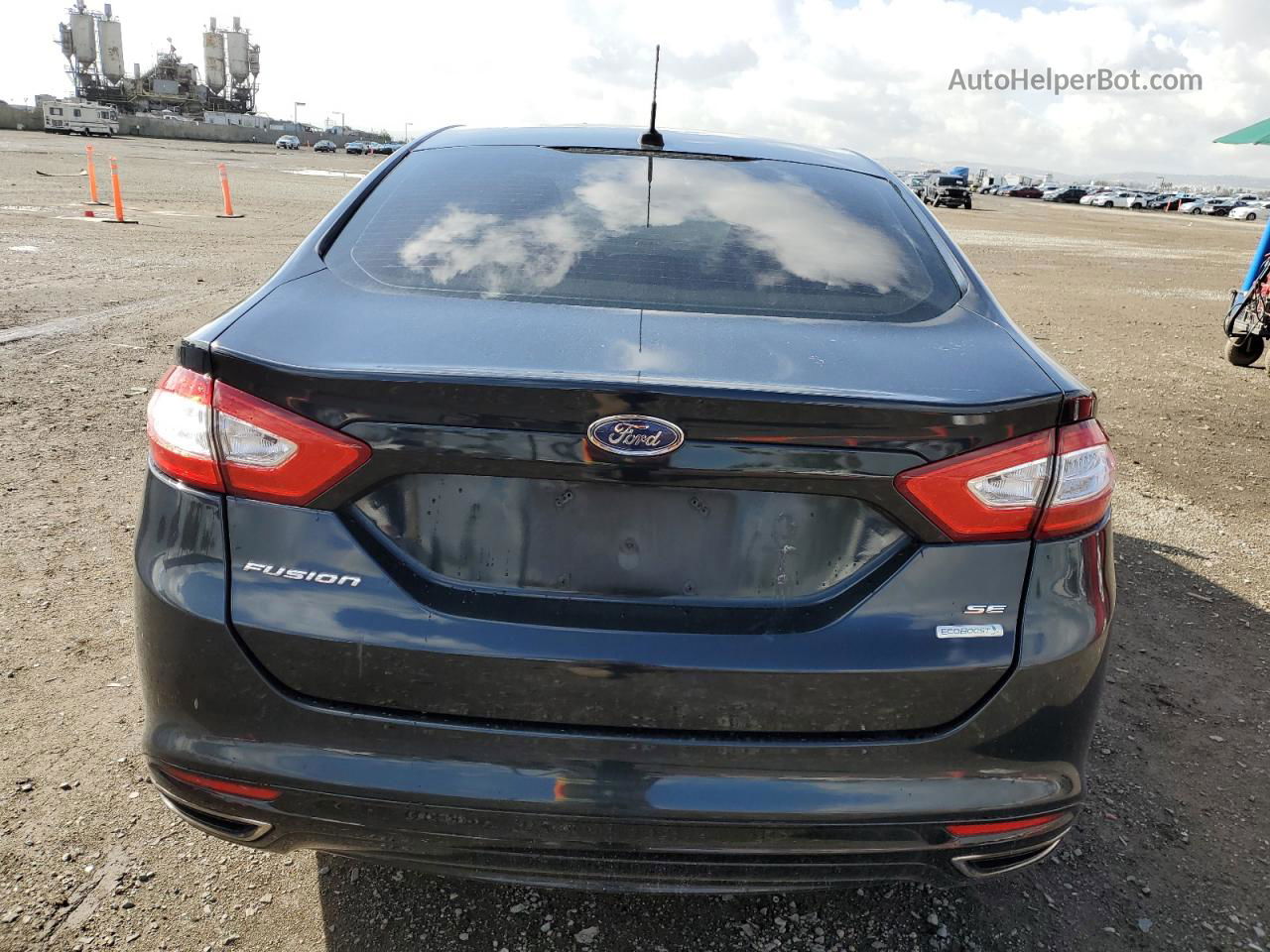 2014 Ford Fusion Se Black vin: 3FA6P0H90ER276006