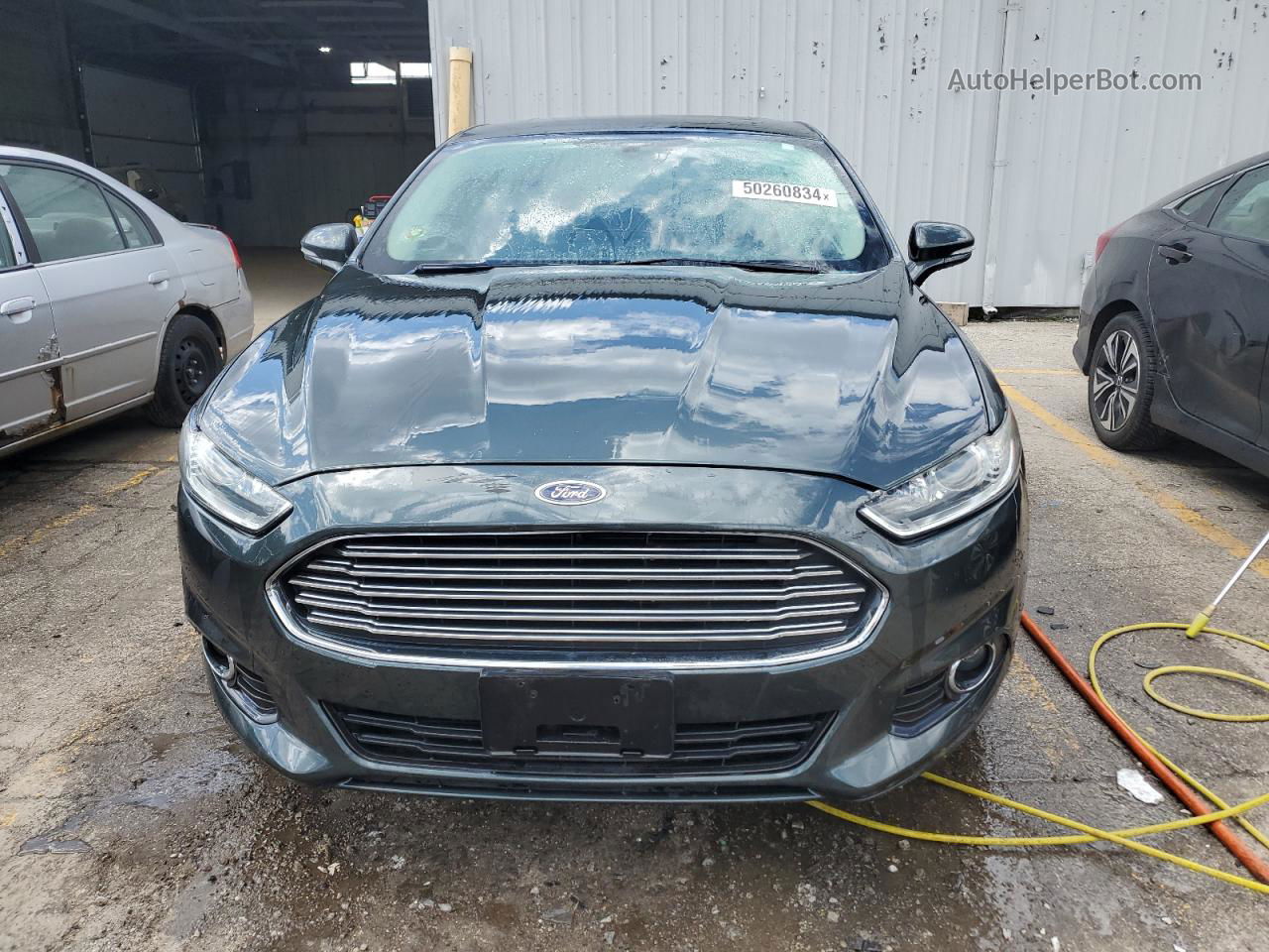 2015 Ford Fusion Se Gray vin: 3FA6P0H90FR204627