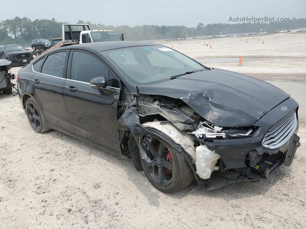 2013 Ford Fusion Se Black vin: 3FA6P0H91DR342934