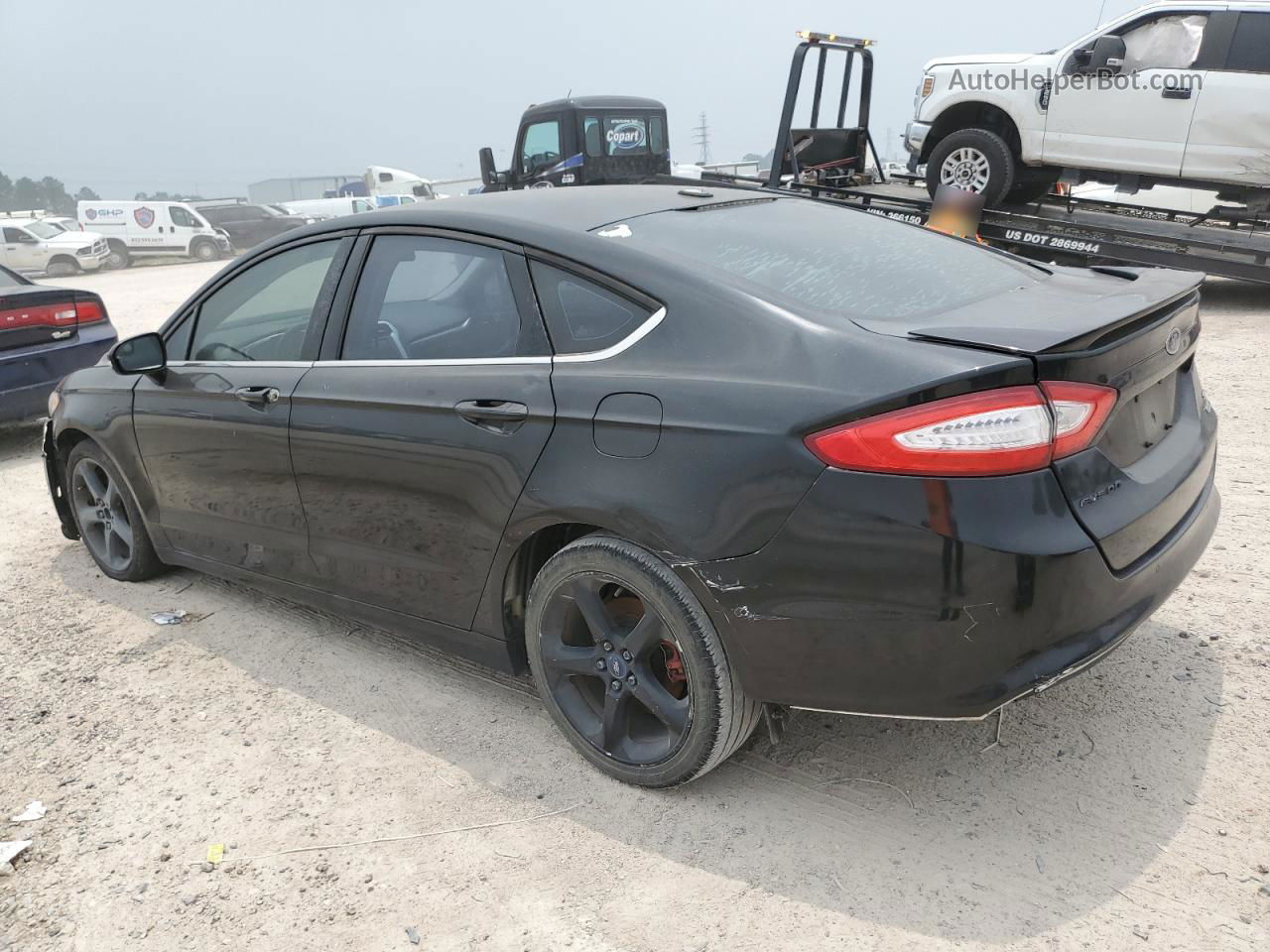 2013 Ford Fusion Se Black vin: 3FA6P0H91DR342934