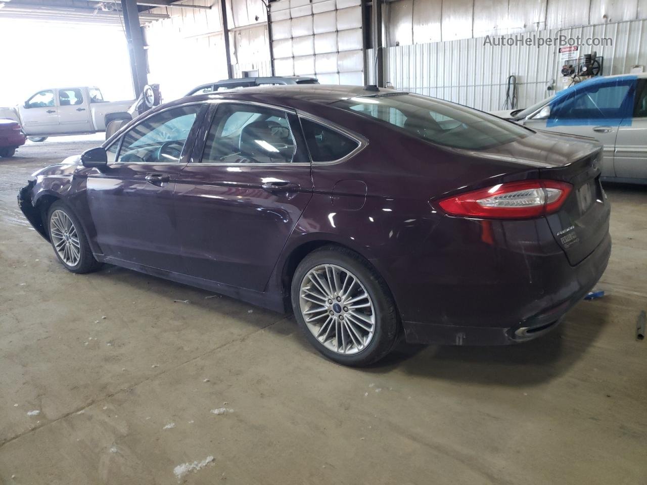 2013 Ford Fusion Se Бордовый vin: 3FA6P0H91DR343548